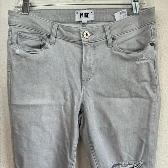 PAIGE ‘Verdugo’ Ankle Distressed Denim - Picture 8 of 12